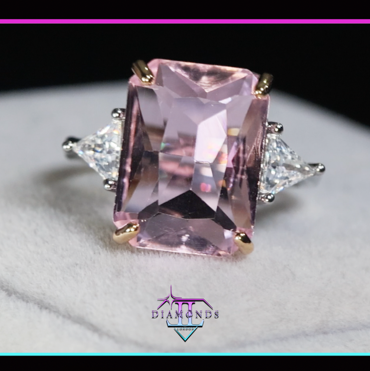 Big Pink Diamond Ring