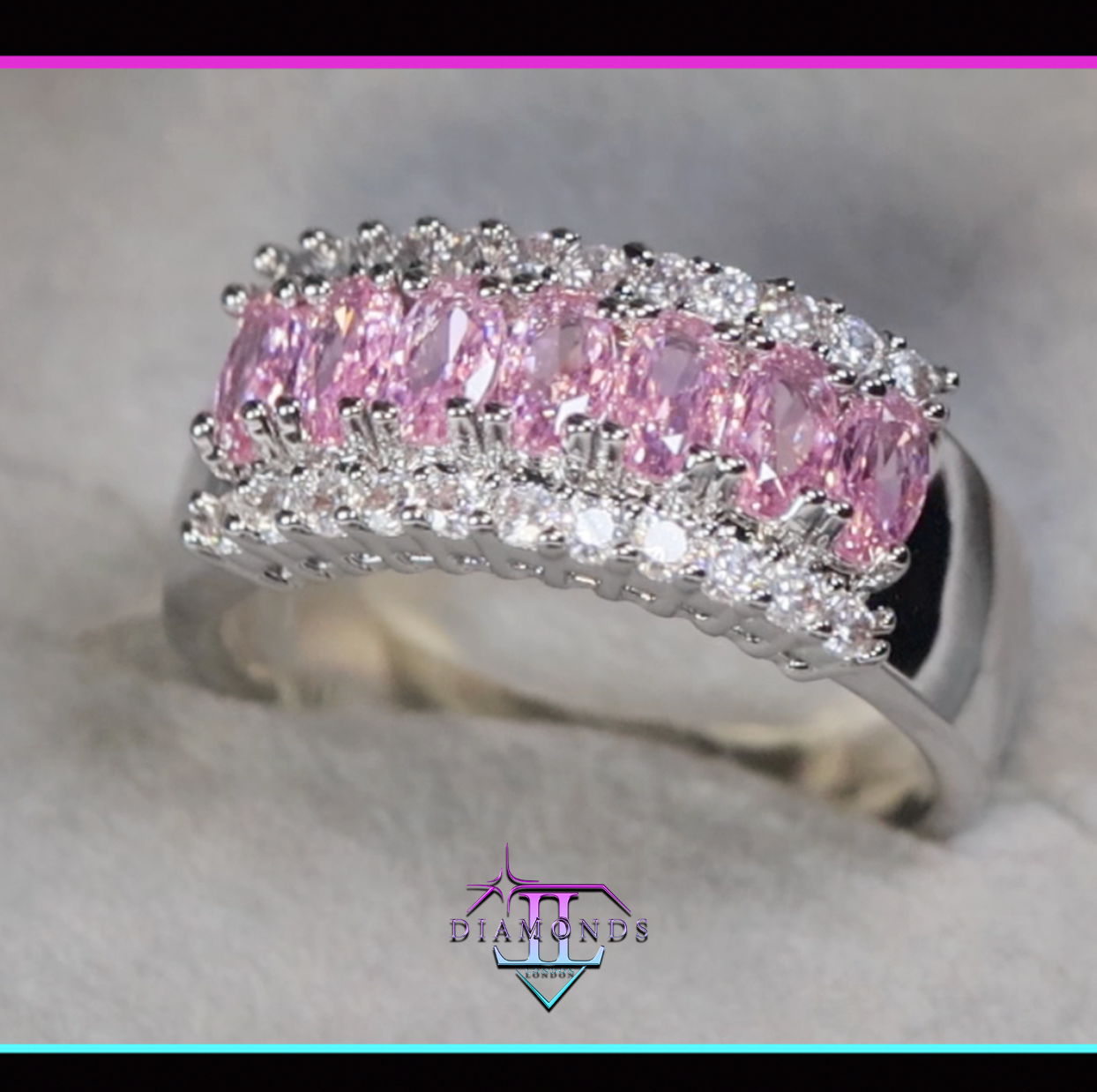 Pink Diamond Ring