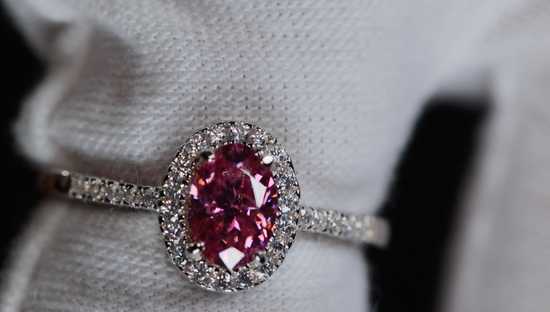 Pink Diamond Ring