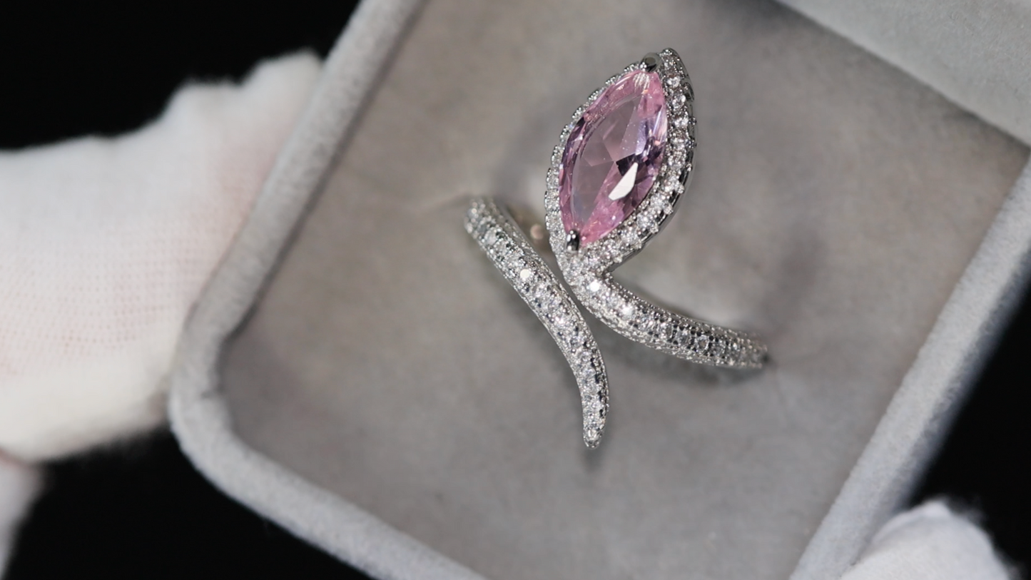 Pink Diamond Ring