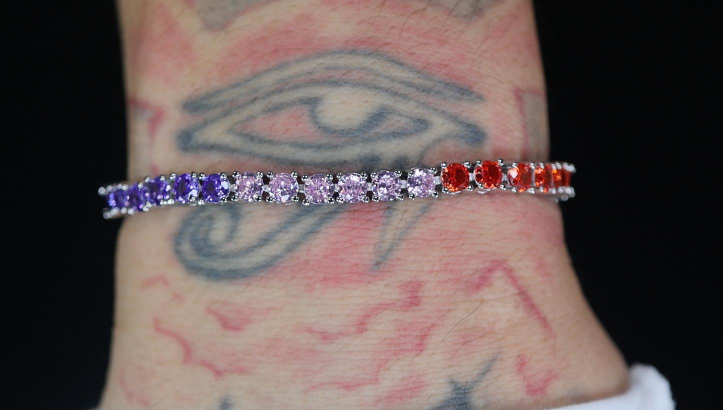 Rainbow Diamond Bracelet