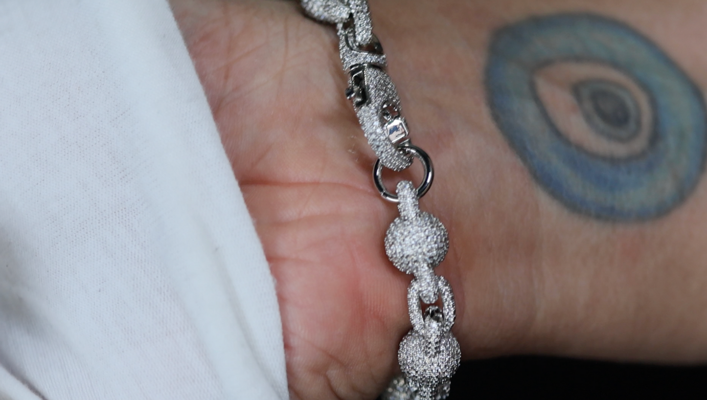 Men's Red Diamond Bracelet