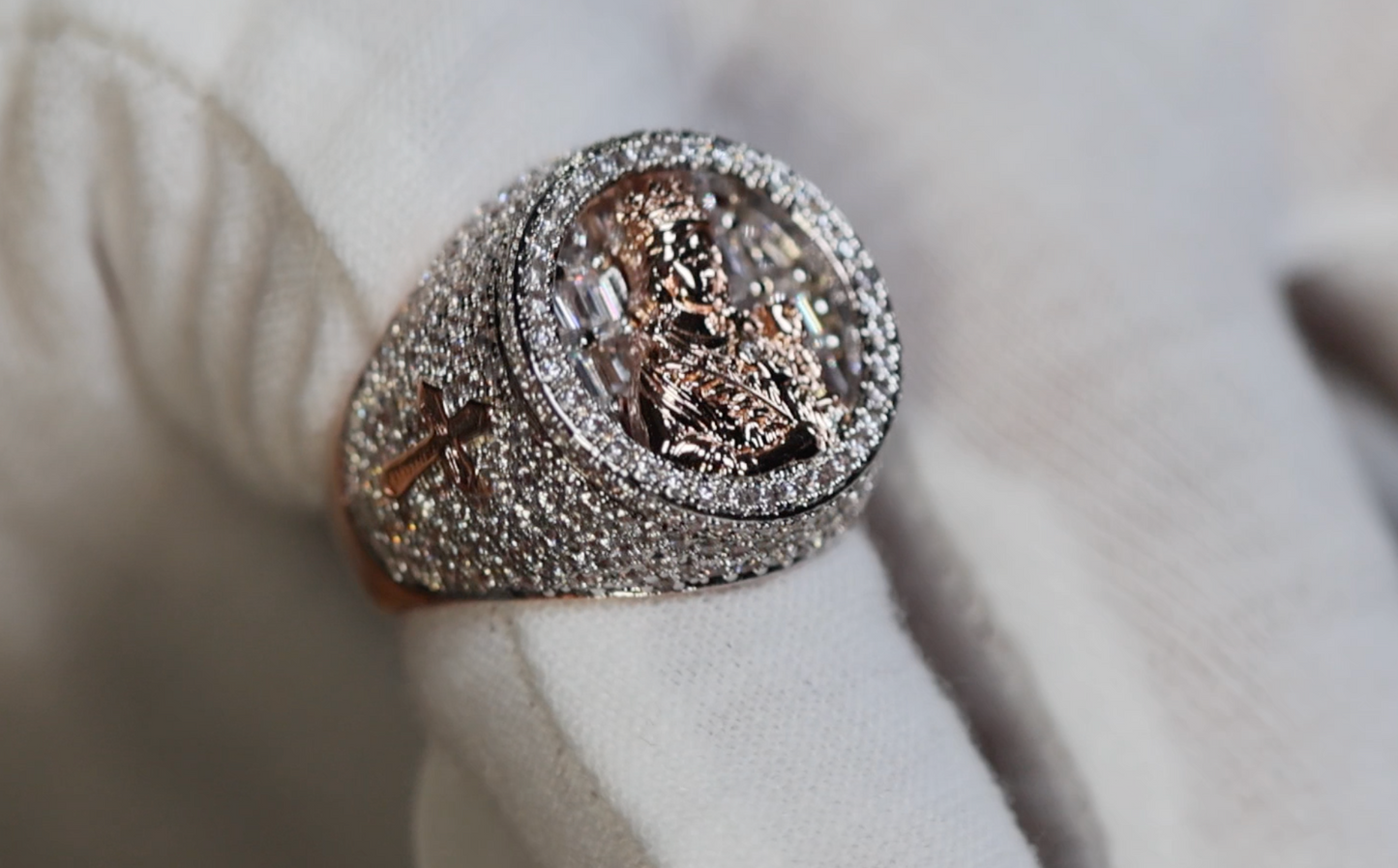 Hip Hop Virgin Mary Ring