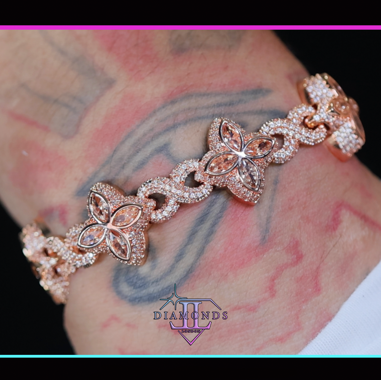 Rose Gold Diamond Bracelet