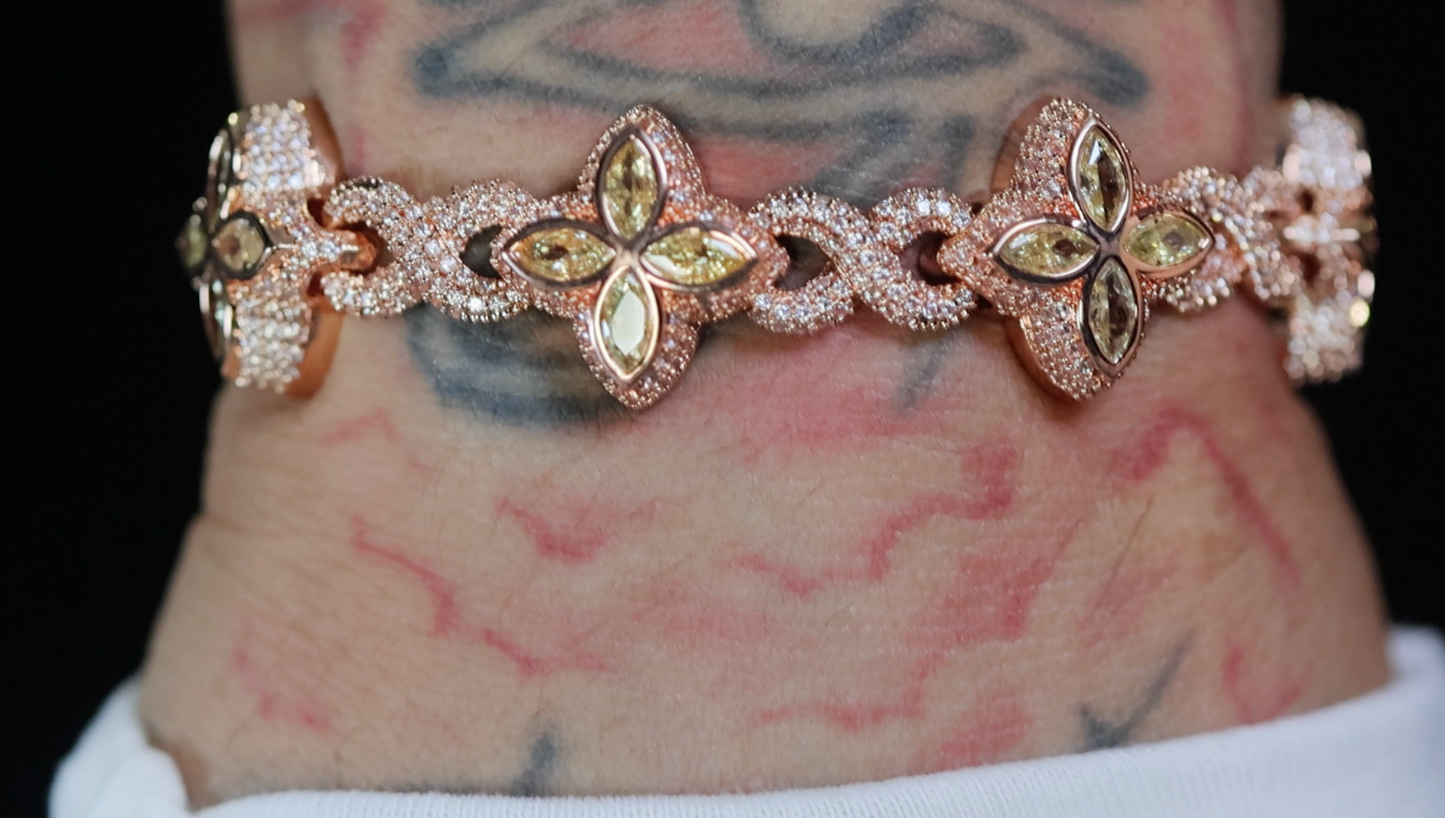 Men's Green Diamond Bracelet