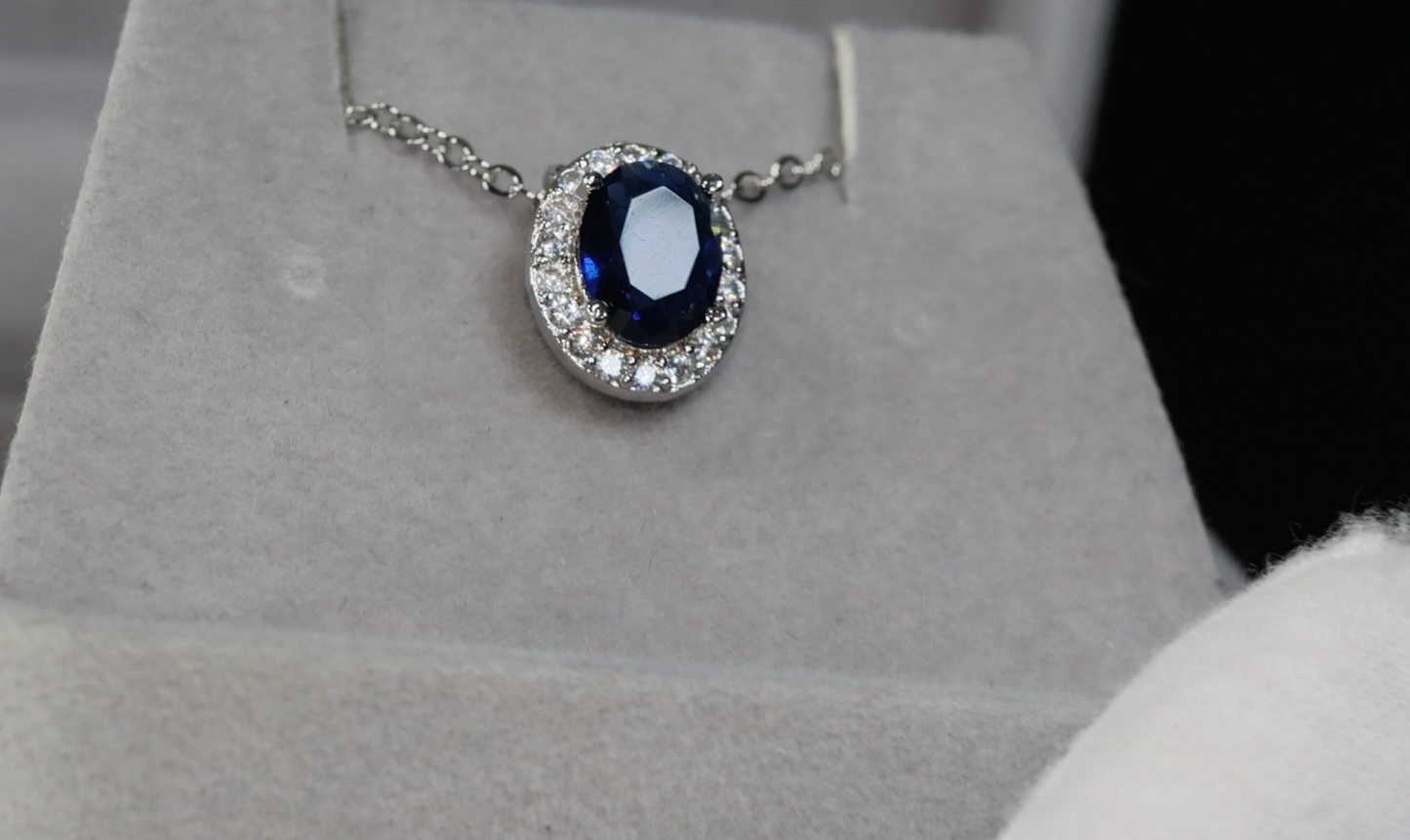 Sapphire Blue Pendant