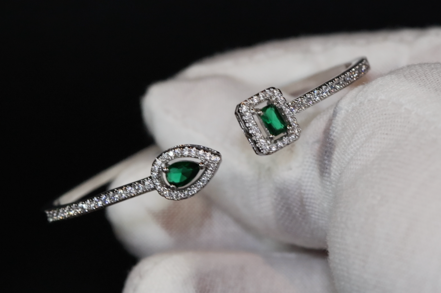 Green Diamond Bracelet