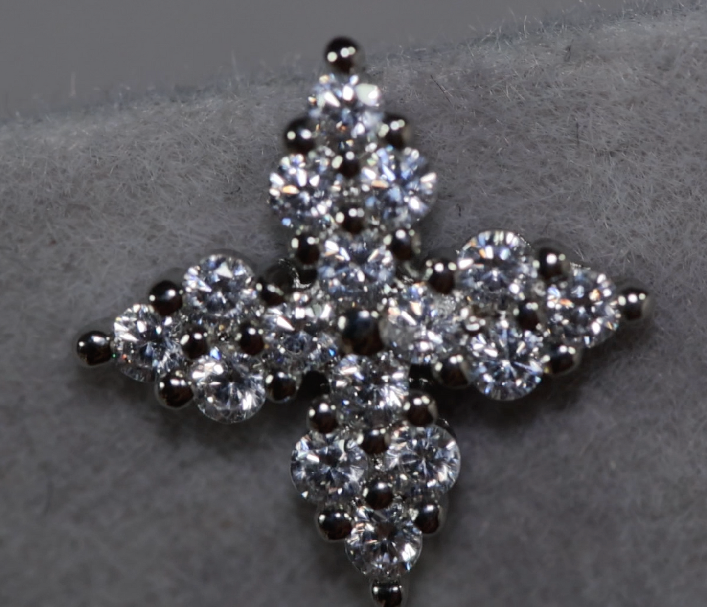 Star Shape Ear Studs | Snowflake Diamond Ear Studs | Star earrings with Diamonds