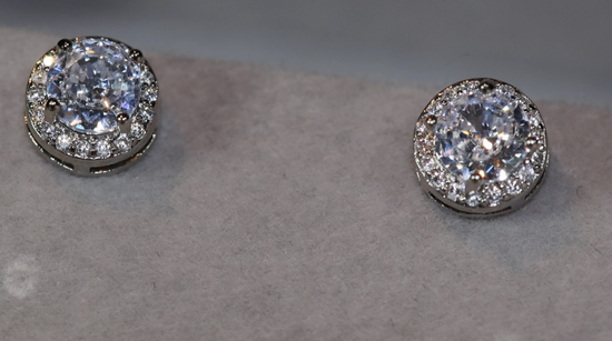 Womens Diamond Ear Studs | Mens Diamond Ear Studs | Ear Studs | Iced Out Ear Studs