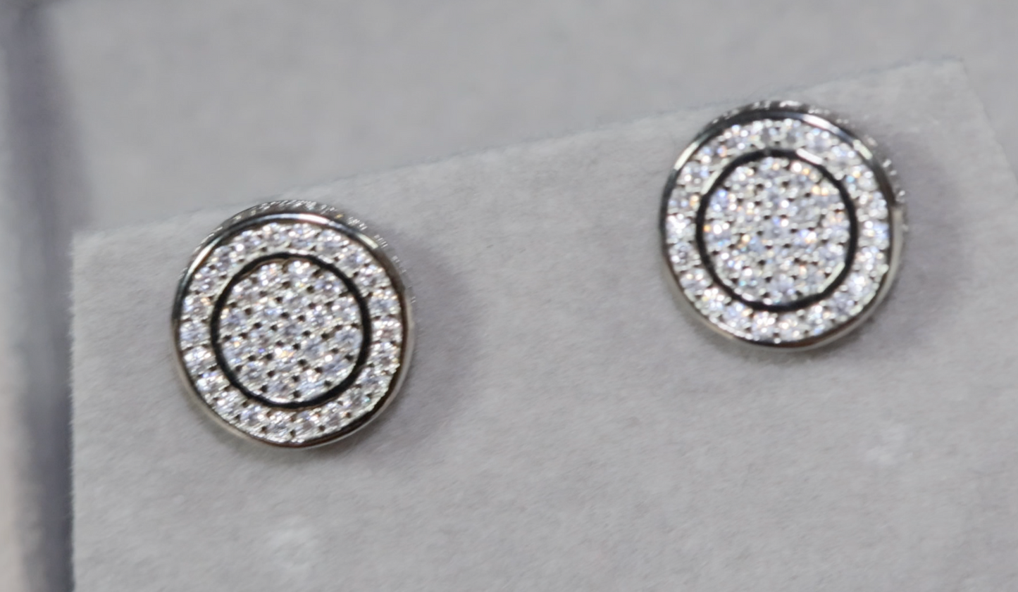 Womens Diamond Ear Studs | Mens Diamond Ear Studs | Ear Studs | Iced Out Ear Studs