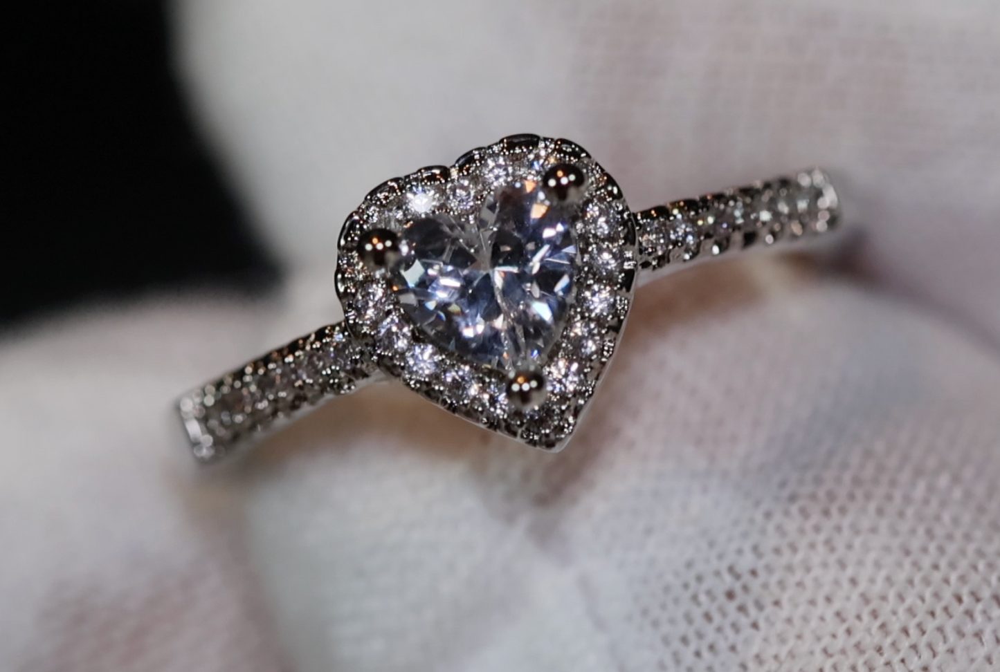 Diamond Heart Ring