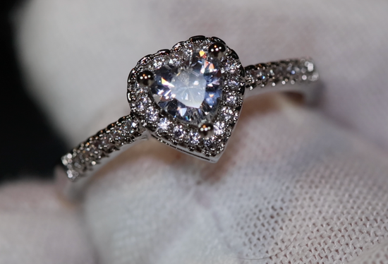 Diamond Heart Ring