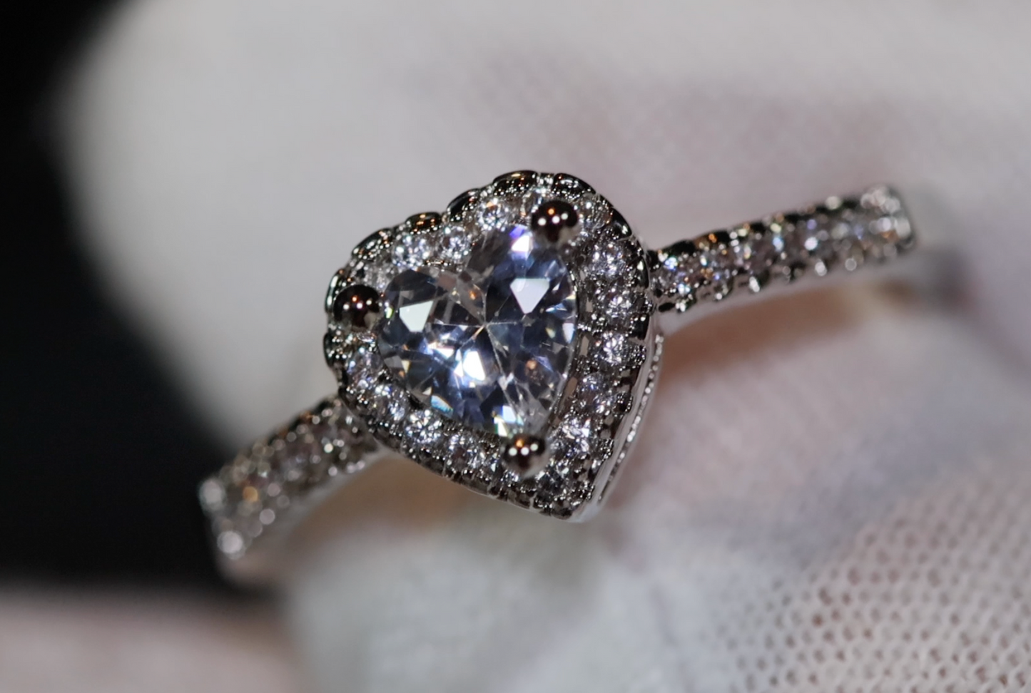 Diamond Heart Ring