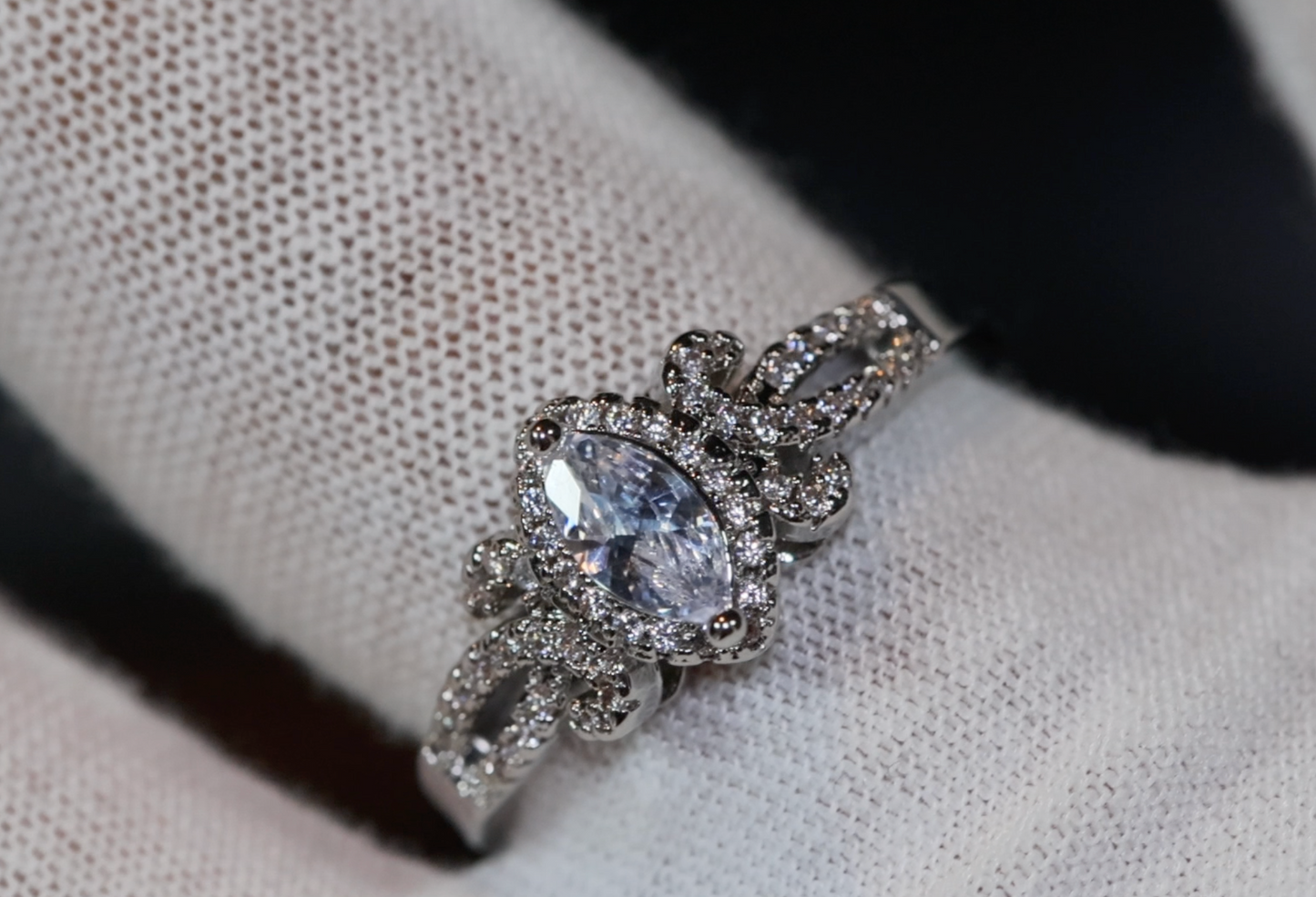 Marquise Wedding Ring | Marquise Diamond Engagement Ring