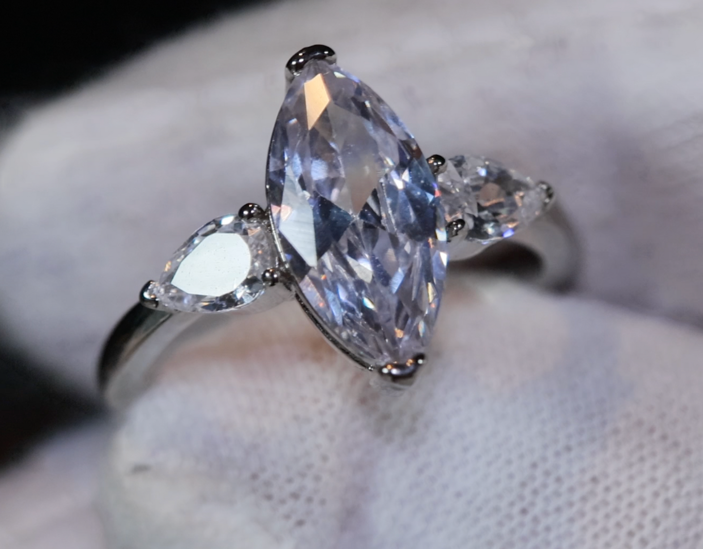 Marquise Ring | Marquise Diamond Wedding Ring | Marquise Diamond Ring | Promise Ring | Engagement Ring | Womens Ring