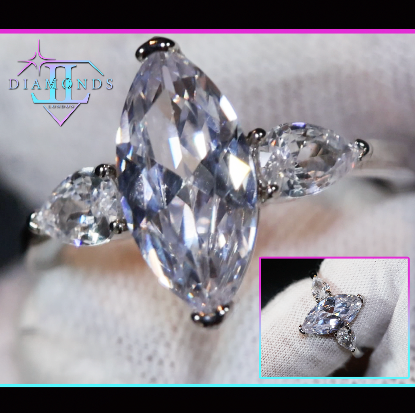 Marquise diamond ring