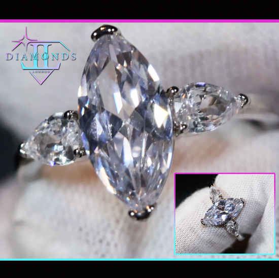 Marquise diamond ring