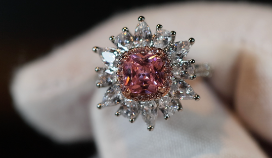 Pink Diamond Ring