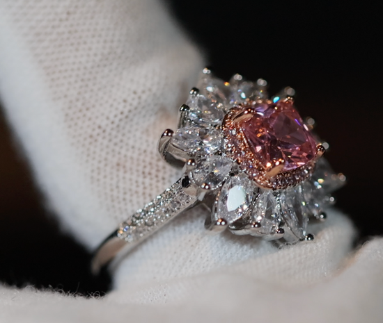 Pink Diamond Ring