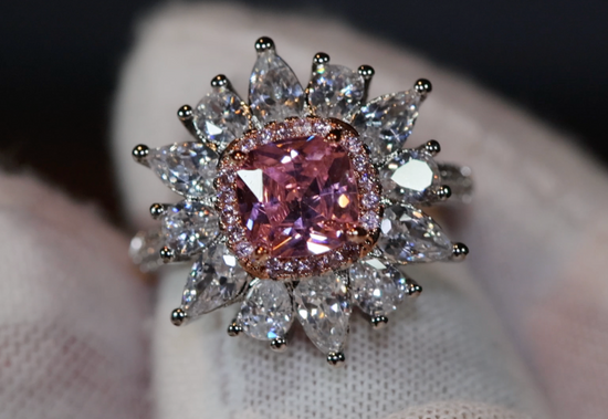 Pink Diamond Ring