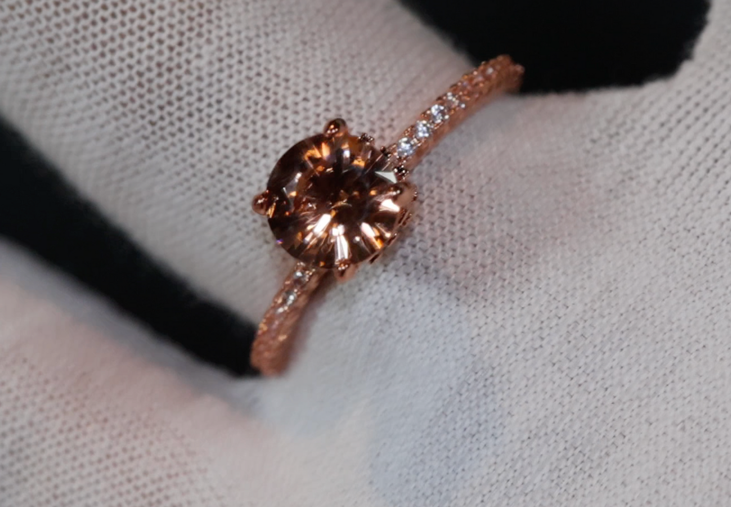 Rose Gold Engagement Ring | Diamond Engagement Ring | Rose Gold Ring | Engagement Ring | Rose Gold Wedding Ring