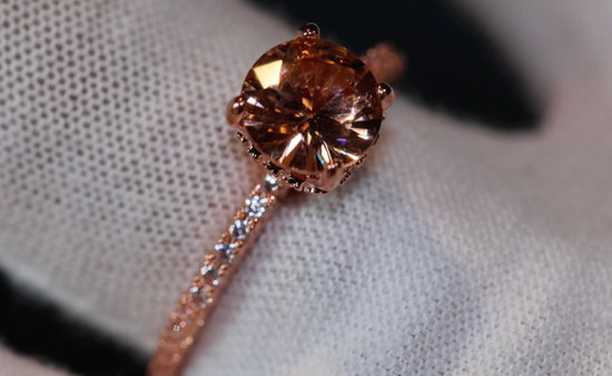 Rose Gold Engagement Ring | Diamond Engagement Ring | Rose Gold Ring | Engagement Ring | Rose Gold Wedding Ring