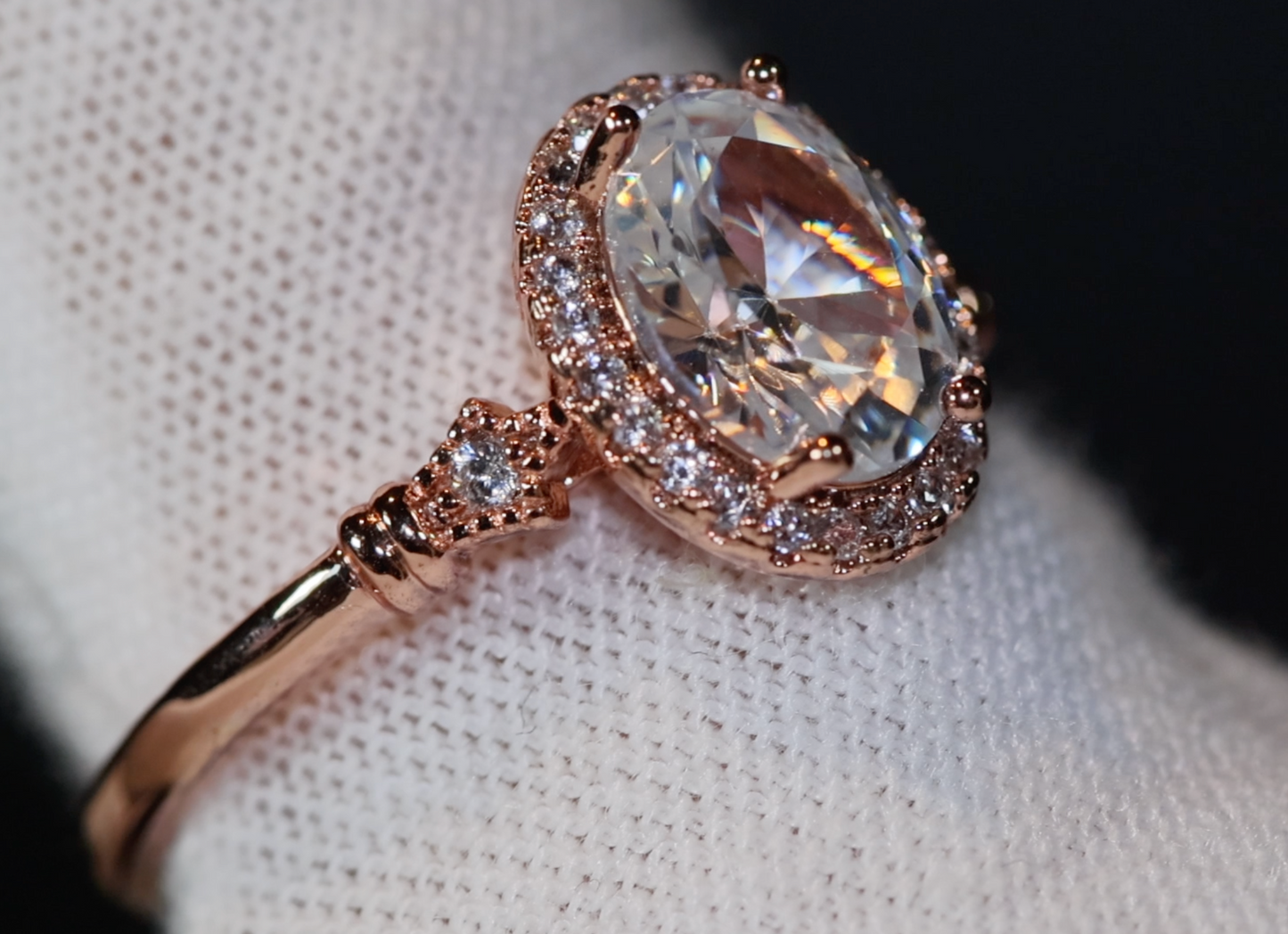 oval diamond ring