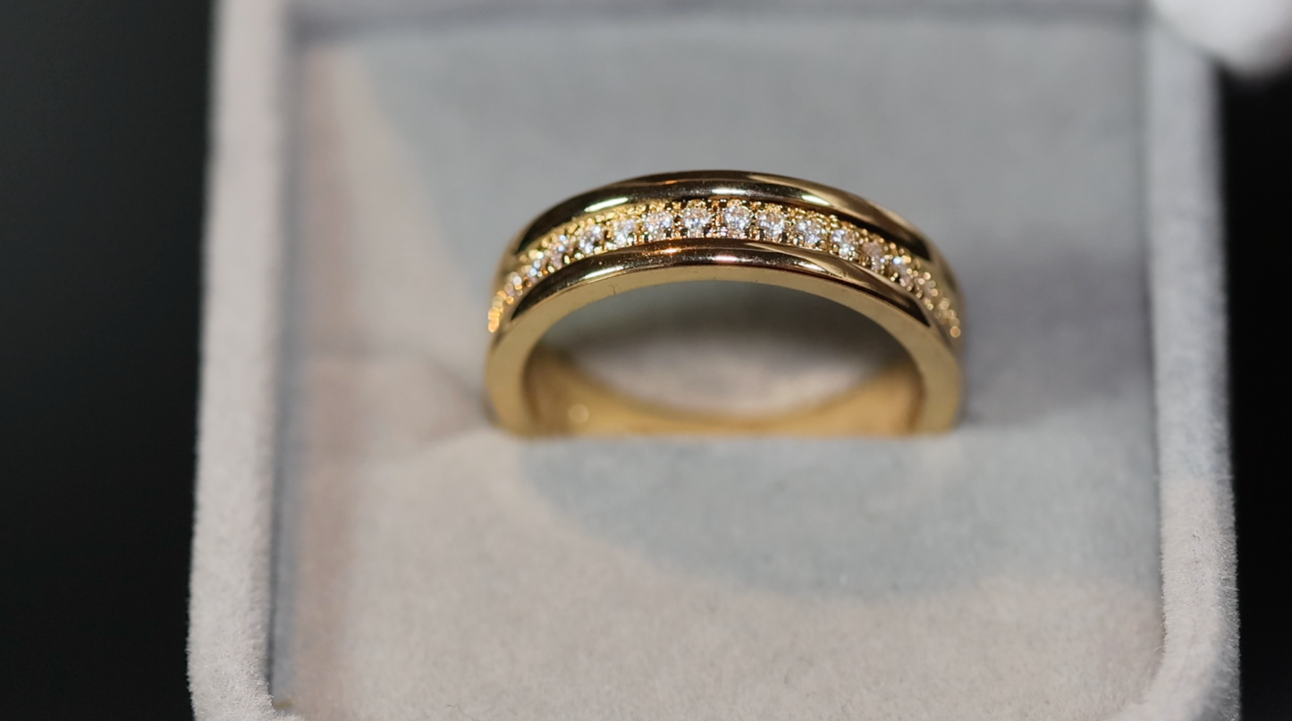 Gold Engagement Ring | Womens Gold Ring | Mens Gold Wedding Ring