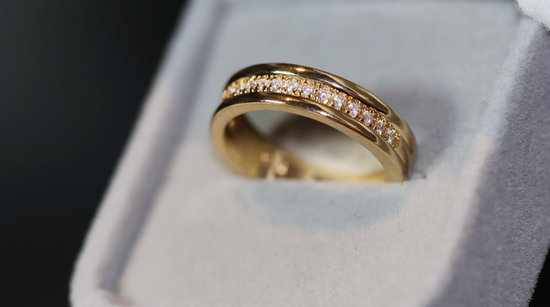 Gold Engagement Ring | Womens Gold Ring | Mens Gold Wedding Ring