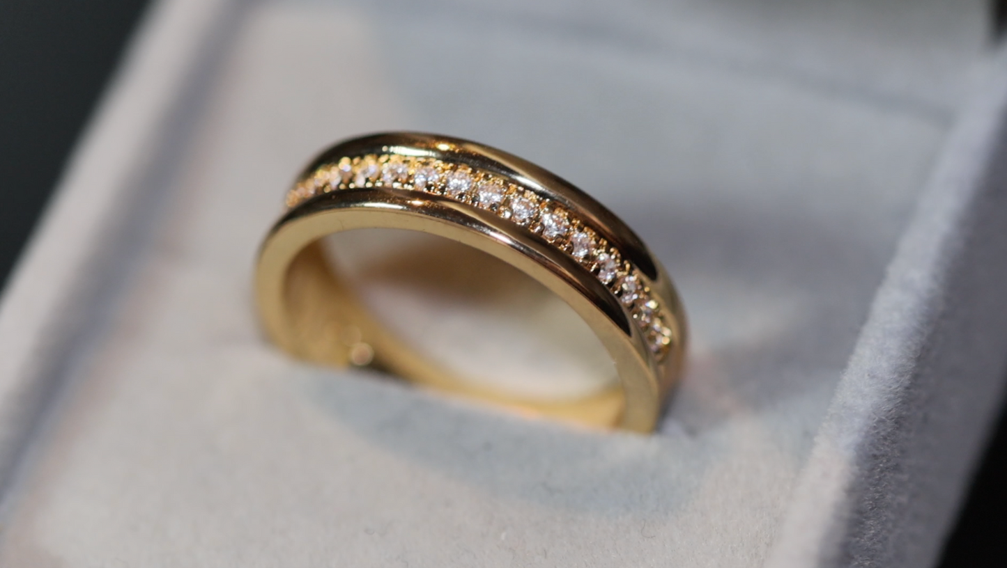 Gold Engagement Ring | Womens Gold Ring | Mens Gold Wedding Ring