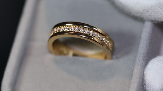 Gold Engagement Ring | Womens Gold Ring | Mens Gold Wedding Ring