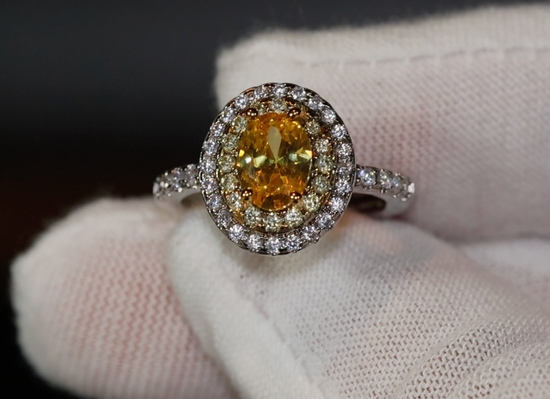 Yellow Diamond Ring | Yellow Diamond Engagement Rings | Canary Yellow Diamond Ring