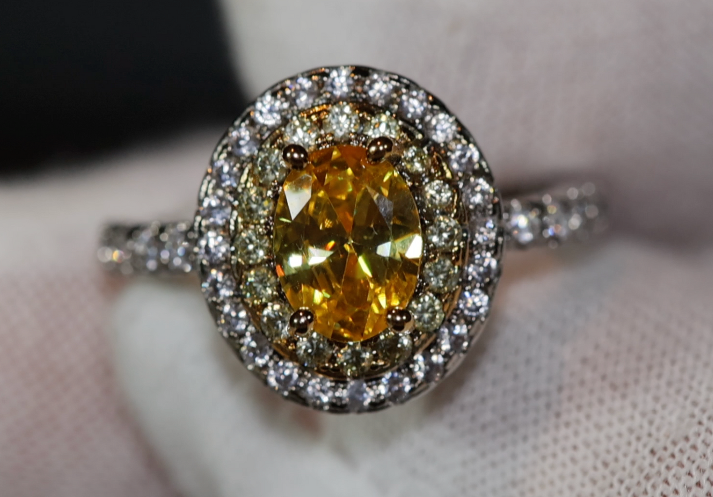 Yellow Diamond Ring | Yellow Diamond Engagement Rings | Canary Yellow Diamond Ring