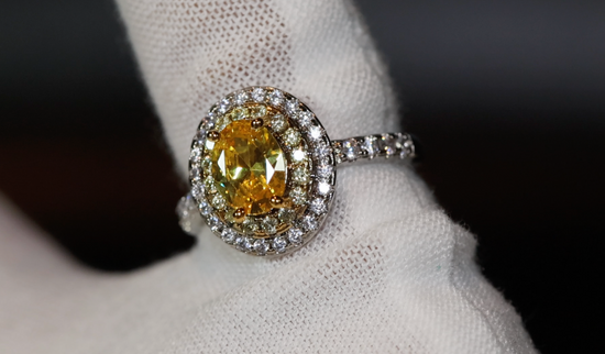 Yellow Diamond Ring | Yellow Diamond Engagement Rings | Canary Yellow Diamond Ring