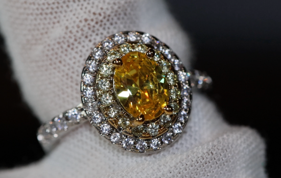 Yellow Diamond Ring | Yellow Diamond Engagement Rings | Canary Yellow Diamond Ring