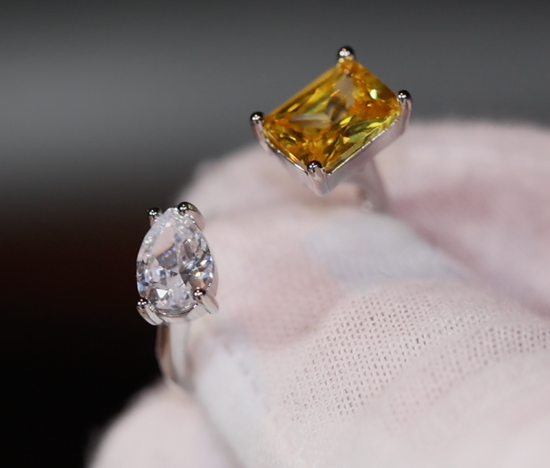 Yellow Diamond Engagement Rings | Yellow Diamond Ring | Womens Yellow Diamond Ring | Promise Ring