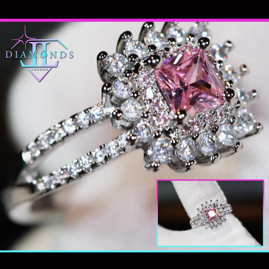 pink diamond ring