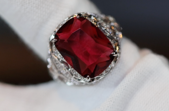 Red Diamond Ring | Mens Red Diamond Ring | Womens Red Diamond Ring