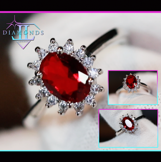 red diamond engagement ring