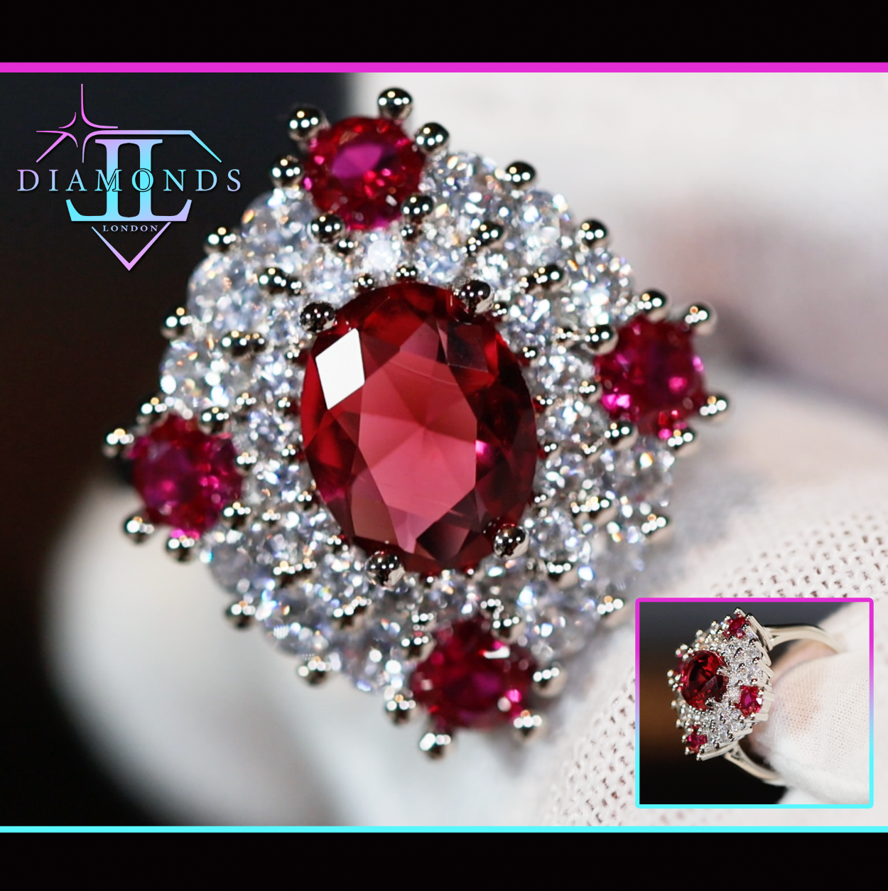 red diamond wedding ring