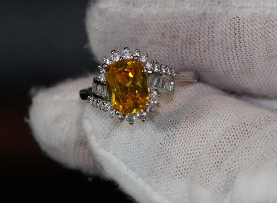 Yellow Diamond Ring | Yellow Diamond Engagement Rings | Womens Engagement Ring