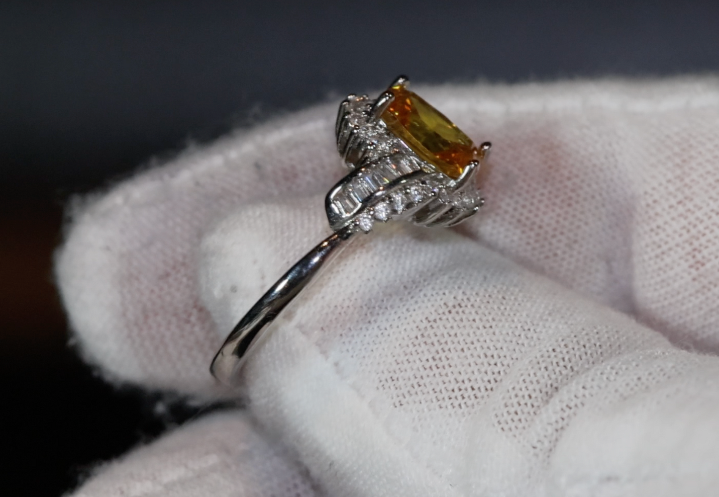 Yellow Diamond Ring | Yellow Diamond Engagement Rings | Womens Engagement Ring