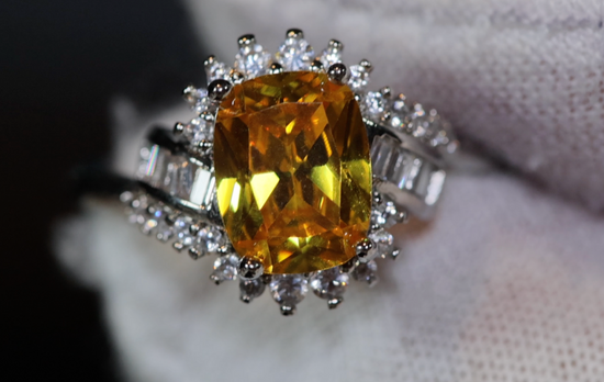 Yellow Diamond Ring | Yellow Diamond Engagement Rings | Womens Engagement Ring