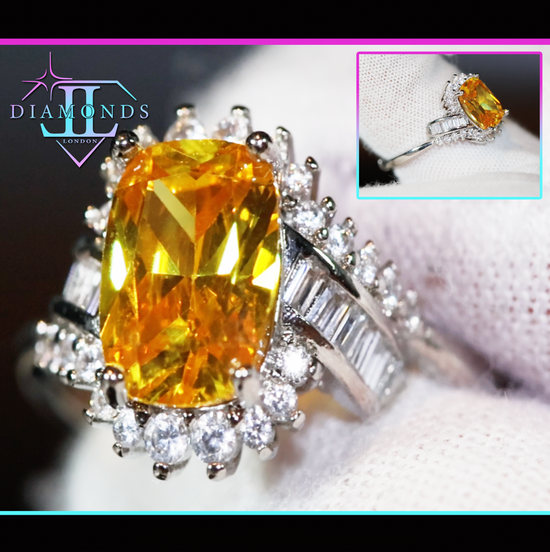 Yellow Diamond Engagement Ring