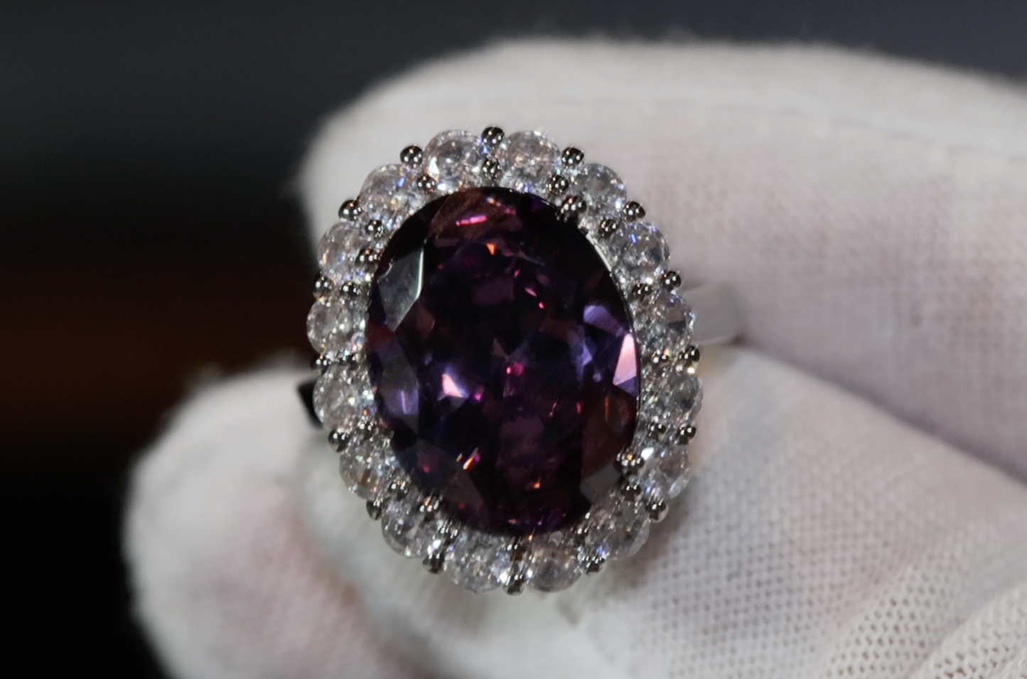 Purple Diamond Ring | Purple Diamond Engagement Ring