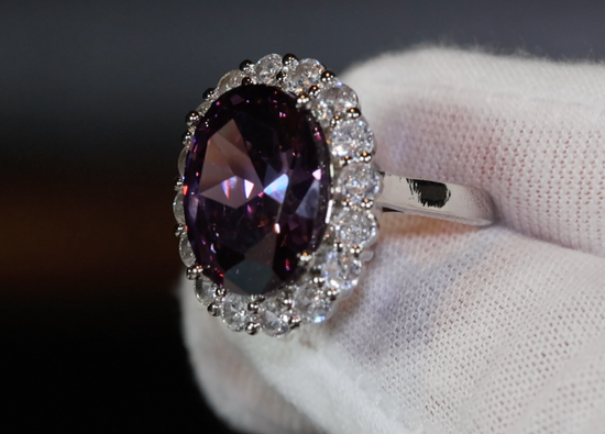 Purple Diamond Ring | Purple Diamond Engagement Ring