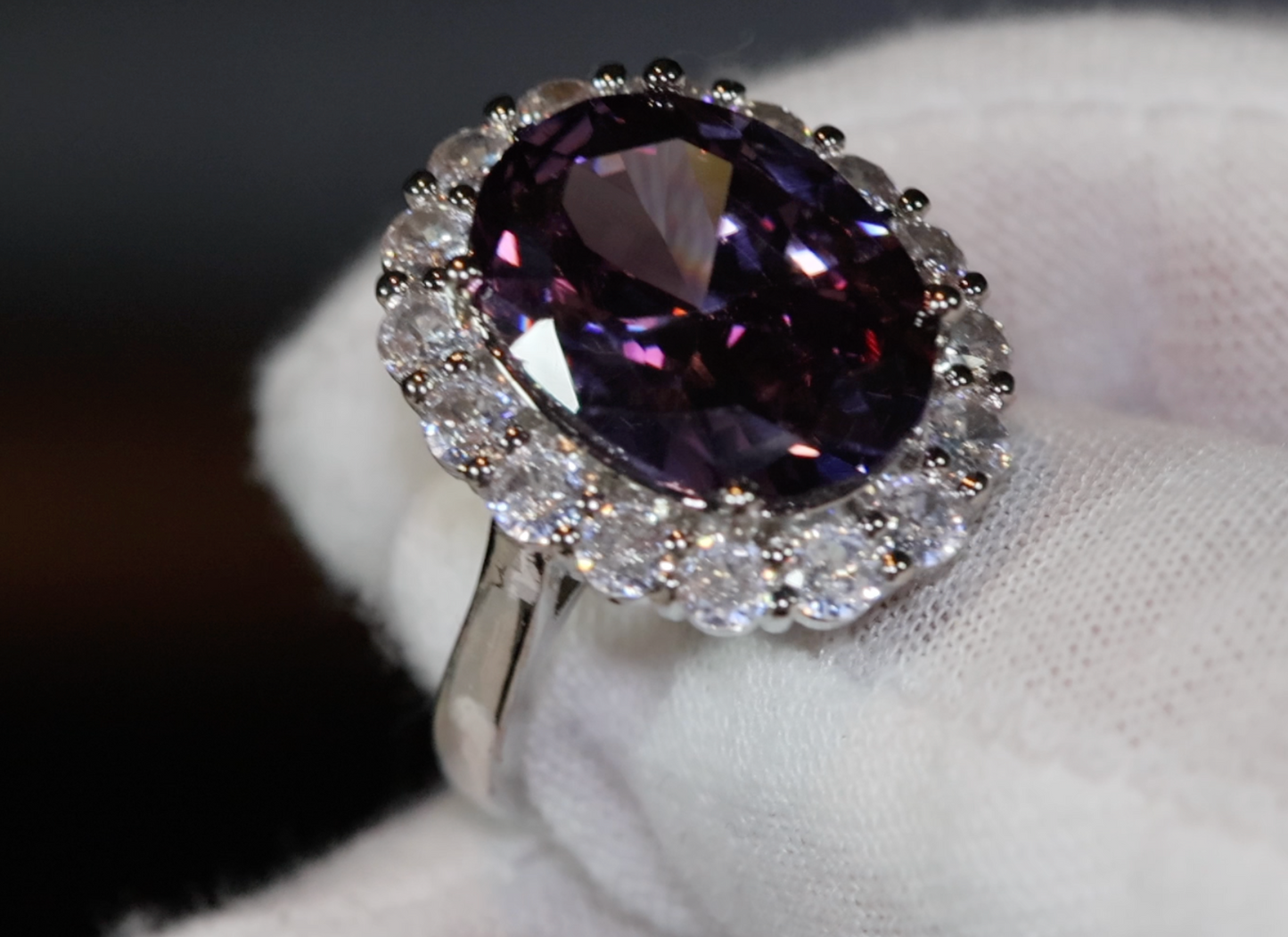 Purple Diamond Ring | Purple Diamond Engagement Ring