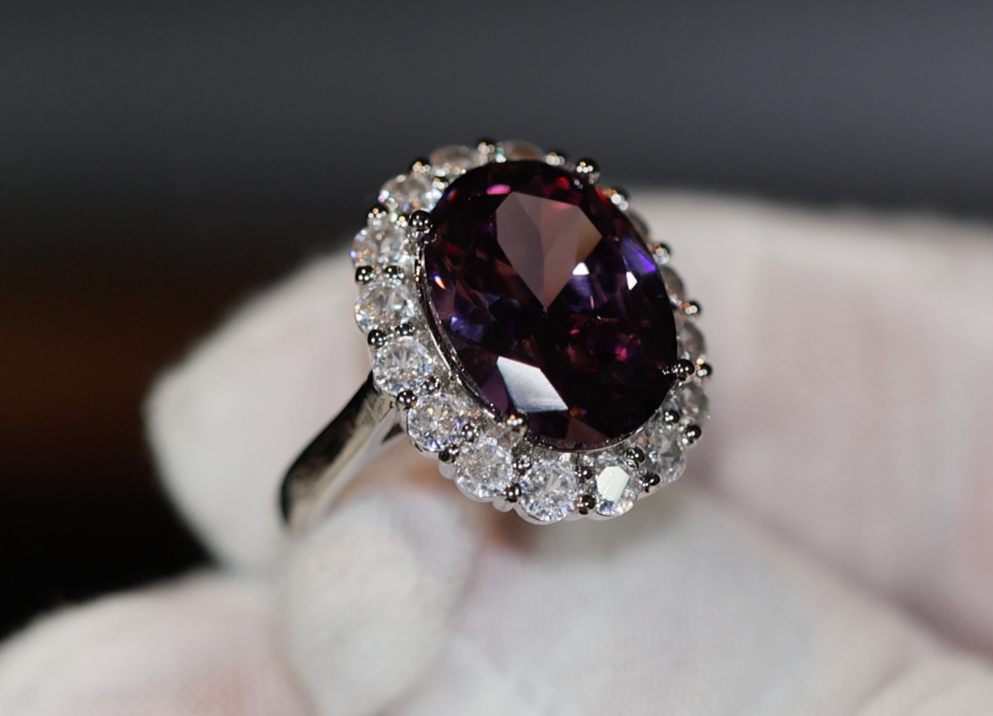 Purple Diamond Ring | Purple Diamond Engagement Ring