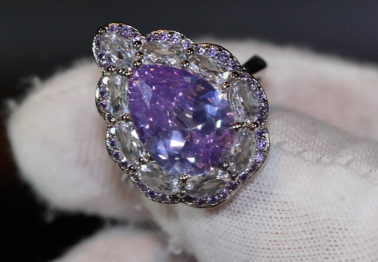 Purple Diamond Ring | Purple Diamond Engagement Ring