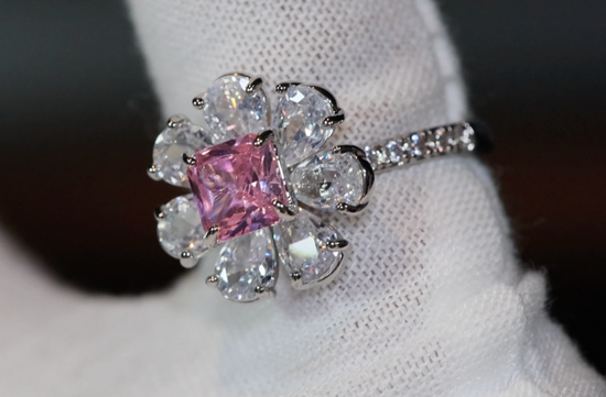 Pink Diamond Ring